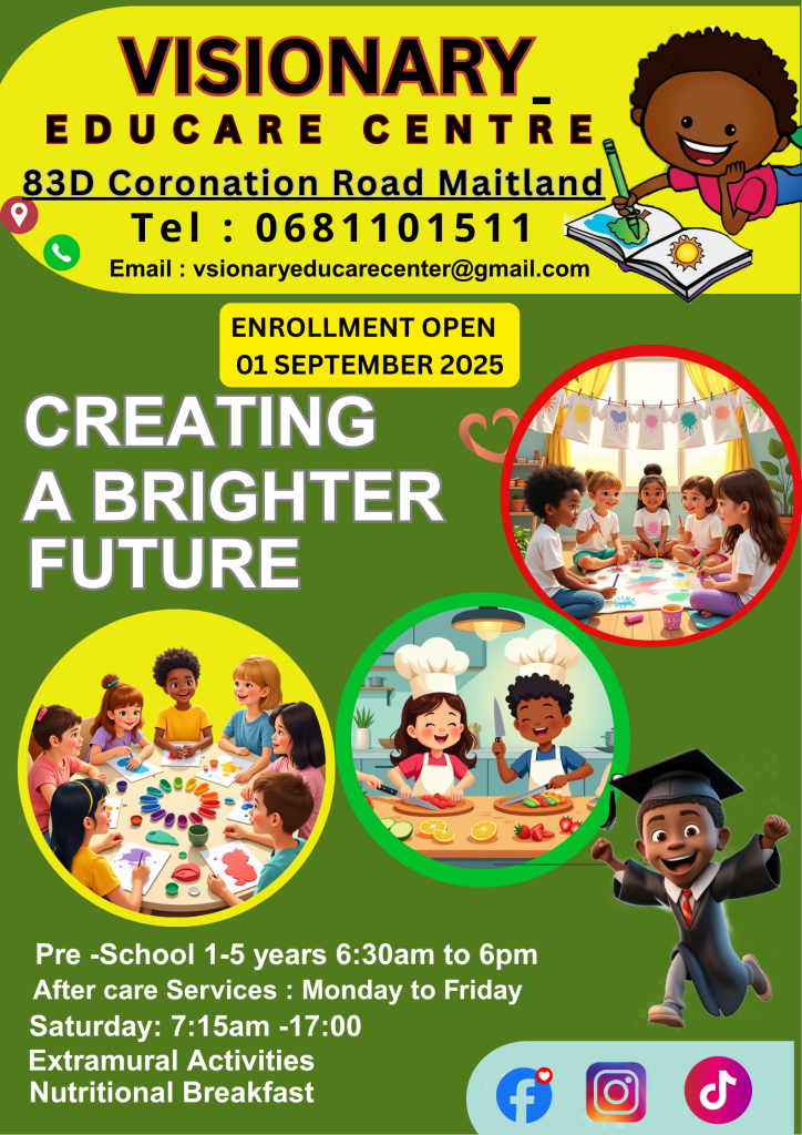 After care Services Monday to Friday